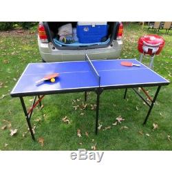 60 Table Tennis Portable Ping Pong Set Plier De Voyage Jeu Avec Pagaies Et Couilles