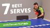 7 Meilleurs Services De Tennis De Table Avec Ferenc Horvath