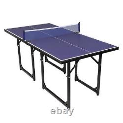 72x36 Table De Ping-pong De Tennis De Table Pour Petits Espaces Et Appartements