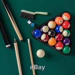 84 Billard Balls Cue Tennis Table Ping Pong De Table Paddles 2 En 1 Jeu