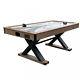Beautiful Rustic 6' Air Hockey Table Tennis Top Mancave Room Fun Indoor États-unis