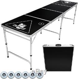Beer Pong Portable Table -tailgate Football Parties Maison, Barcecue Durable Pliant