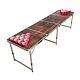 Beer Pong Table 8' Trous Pliant Hayon De Drinking Game Cup # 8 Lumières Led