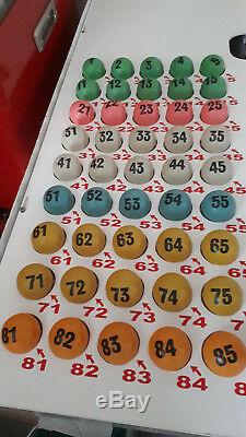 Bingo Balls Blower Boules De Bingo 38mm Balles De Tennis De Table Vintage Utilisé