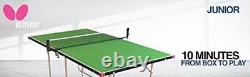 Butterfly Junior Stationary Ping Pong Tableau 3/4 Taille Table Tennis Table S