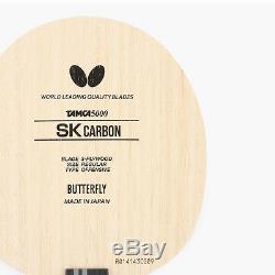 Butterfly Sk Carbon Lame Shakehand (st / Fl) Raquettes De Ping-pong Pour Raquettes De Tennis De Table