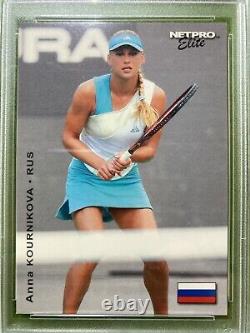 Carte de recrue d'Anna Kournikova 1 sur 2000 PSA 9 MINT RC 2003 NetPro ANNA KOURNIKOVA