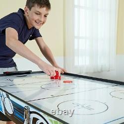 Combo Table De Jeu Pool Air Hockey Table Tennis Basketball Tir À L'arc Hockey Knock