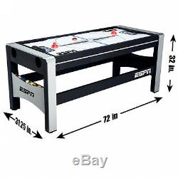 Divertissement Multi-table De Jeu Pour Les Enfants Ados Air Hockey Ping Pong Billard Piscine