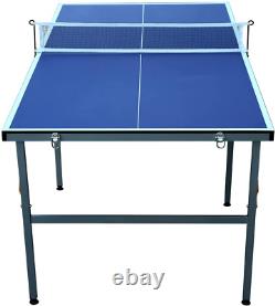 Ensemble De Table De Ping-pong De Table De Tennis De Table Haokang Pliable Et Portable De Table Mi-size