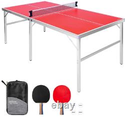 Ensemble de jeu de tennis de table GoSports portable Ping Pong pliable avec raquettes, filet et balles