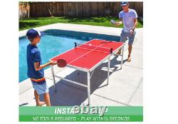 Ensemble de jeu de tennis de table GoSports portable Ping Pong pliable avec raquettes, filet et balles