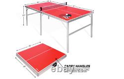 Ensemble de jeu de tennis de table GoSports portable Ping Pong pliable avec raquettes, filet et balles