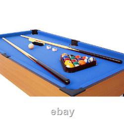 Ensemble de table de jeu 5-en-1 pour la maison: baby-foot, ping-pong, basketball, billard