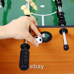 Ensemble de table de jeu 5-en-1 pour la maison: baby-foot, ping-pong, basketball, billard