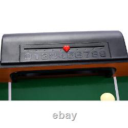 Ensemble de table de jeu 5-en-1 pour la maison: baby-foot, ping-pong, basketball, billard