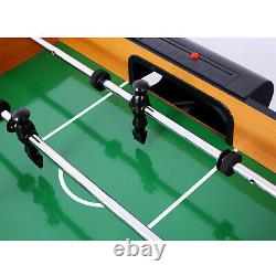 Ensemble de table de jeu 5-en-1 pour la maison: baby-foot, ping-pong, basketball, billard