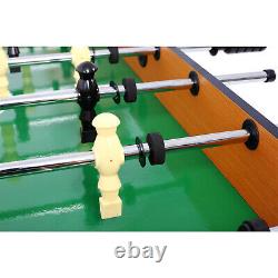 Ensemble de table de jeu 5-en-1 pour la maison: baby-foot, ping-pong, basketball, billard