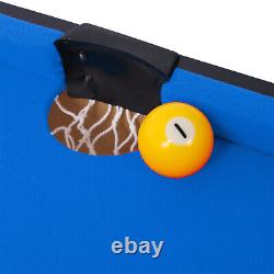 Ensemble de table de jeu 5-en-1 pour la maison: baby-foot, ping-pong, basketball, billard