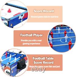 Ensemble de table de jeu multi-jeux 4 en 1, 48 mini baby-foot, ping-pong, table de billard