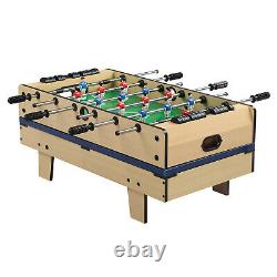 Ensemble de table de jeu multi-jeux 4 en 1 Combinaison de football, air hockey, billard et tennis de table