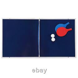 Ensemble de table de jeu multi-jeux 4 en 1 Combinaison de football, air hockey, billard et tennis de table