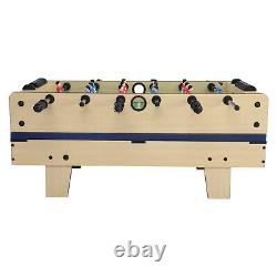 Ensemble de table de jeu multi-jeux 4 en 1 Combinaison de football, air hockey, billard et tennis de table