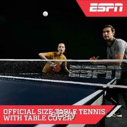 Espn Ping-pong Franchissables Tennis Officiel Taille 18mm 2 Pièces Couverture Intérieure
