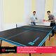 Extérieur / Intérieur Tennis Ping Pong Black & Blue Tableau 2 Pagaies Et Couilles Inclus