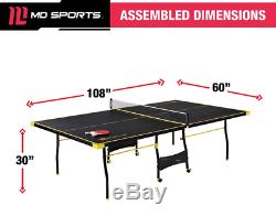 Extérieur Ping Pong Table Pliante De Tennis De Table D'intérieur Set Taille Officielle Complète Nouveau