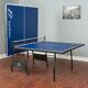 Extérieur Ping Pong Table Pliante Tennis De Table Intérieure Pleine Taille Officielle Avec Roulettes