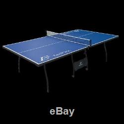 Extérieur Ping Pong Table Pliante Tennis De Table Intérieure Pleine Taille Officielle Avec Roulettes