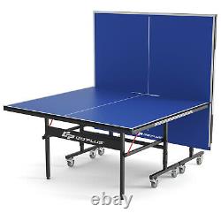 Goplus Table Professionnelle Pliable De Tennis De Table Mdf Pour Jouer À L'intérieur Ou À L'extérieur