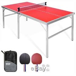 Gosports 6x3 Taille Moyenne De Ping-pong Jeu Jeu Intérieur / Extérieur Table Pliante