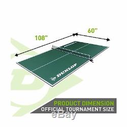 Haut De Conversion De Tennis De Table Taille Officielle Dunlop, 100% Préassemblé, Inclus