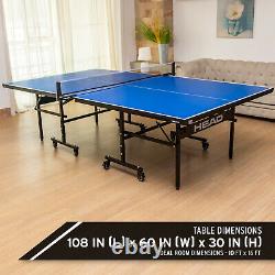 Head 15mm Surface Grand Slam Ping Pong Intérieur Tennis De Table Avec Filet Et Jeu De Poste