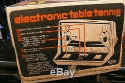 Ideal De Tennis De Table Vintage Video Arcade Console De Jeux Électronique Énorme Système