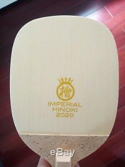 Imperial 2020 Hinoki Plus Foncé (10 Mm) Japonais Penhold Tennis De Table Lame Authentique