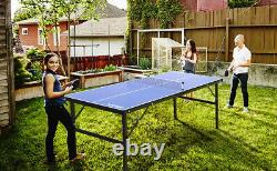 Intérieur Outdoor Home Jouer Ping Pong Tennis Table Fordable Avec Paddles Et Balles