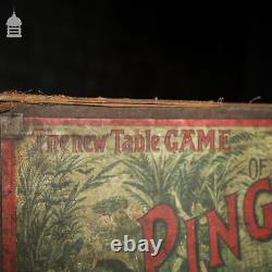 J. Jaques & Son Original 1901 Boxed Hamleys Le Nouveau Jeu De Table De Ping Pong Ou G