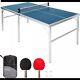 Jeu De Table De Tennis De Taille Moyenne Gosport - Set Portable Intérieur/extérieur - Couleur Bleue