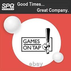 Jeux sur la table de bière Games On Tap, portable et pliable de 8 pieds de long, réglable