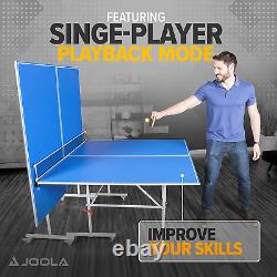 Joola Indoor 15mm Ping Pong Table Avec Pince Rapide Ping Pong Net Set Single Pl