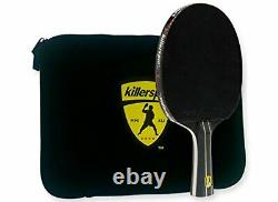 Killerspin Jetblack Combo Paddle De Tennis De Table Avec Étui À Manches Noires