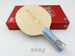 Lame de tennis de table professionnelle DHS Hurricane Long 5X Raquette de ping-pong manche FL