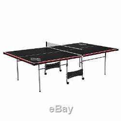 Lancaster 4 Pièces Taille Officiel Pliante Tennis De Table De Ping-pong Table De Jeu, Noir