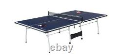 MD Sports Official Size 15mm 4 Piece Indoor Table Tennis, Blue Accessories Includ