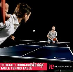 MD Sports Taille Officielle Ping Pong À L'intérieur Table