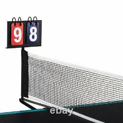 MD Sports Taille Officielle Table De Tennis Table Noir/bleu/blanc