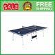 Md Sports Taille Officielle Table Tennis Table Bleu Et Blanc